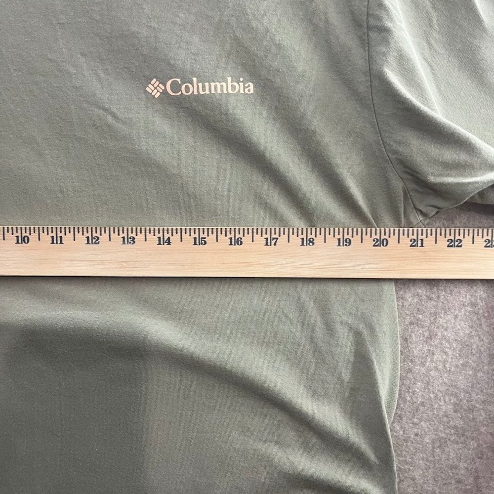 Columbia Graphic T-Shirt Mens Large Green - Picture 3 of 8